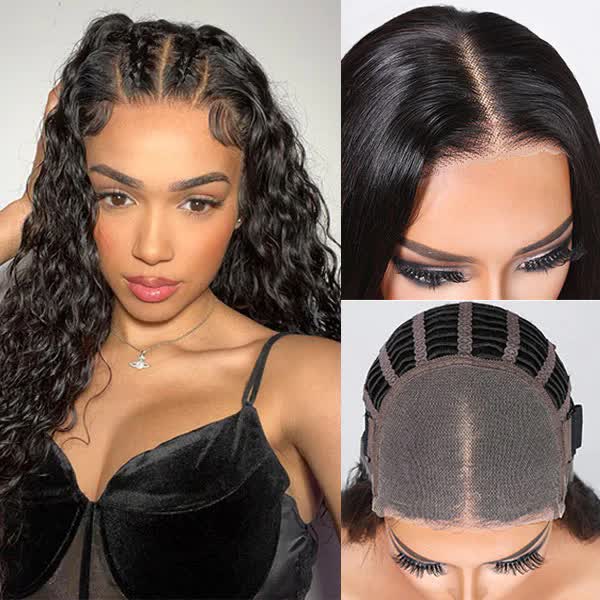 FABA Glueless HD Lace Wig Natural Black Curly Wear&Go Wig Beginner-Friendly - 13x4 Lace / 180% Density / 30inch