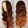 Ombre #4/30 Highlight Color Body Wave Lace Wig 4x4/13x4/13x6 Lace Front Wig - 13x6 Lace / 150% / 26inch