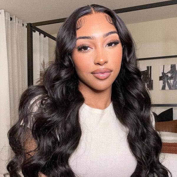 FABA Black Wig 4x4/13x4/13x6 Transparent Lace Front Wig 150% Density Wig - 4x4 Lace / Yes（+） / 30inch