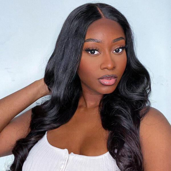 Body Wave Glueless Wig 4x4/13x4 Pre Cut Lace Wig 180% Density Wear and Go Wig - 5x5 Lace / 210% / 14inch