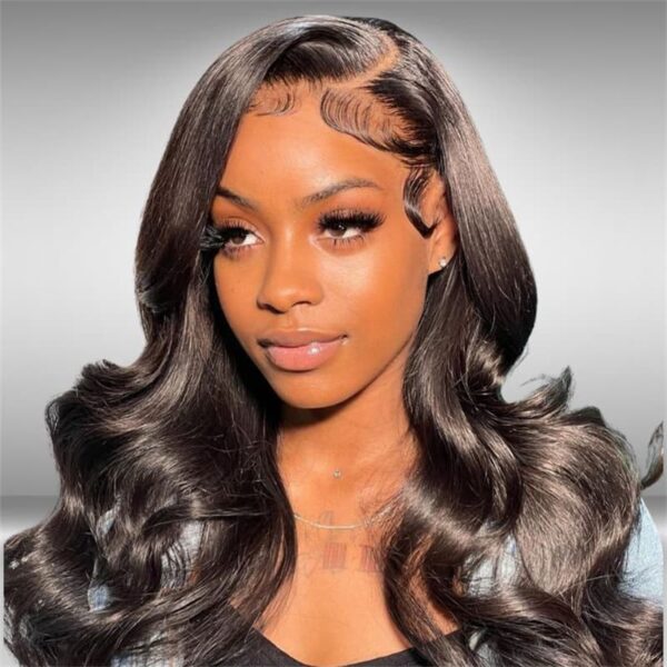 FABA Black Wig 4x4/13x4/13x6 Transparent Lace Front Wig 150% Density Wig - 4x4 Lace / Yes（+） / 30inch