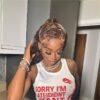 Chestnut Brown Curly Wig Pre Plucked Closure HD Lace Front Wigs 150% Density - 13x6 Lace / Yes（+） / 32inch
