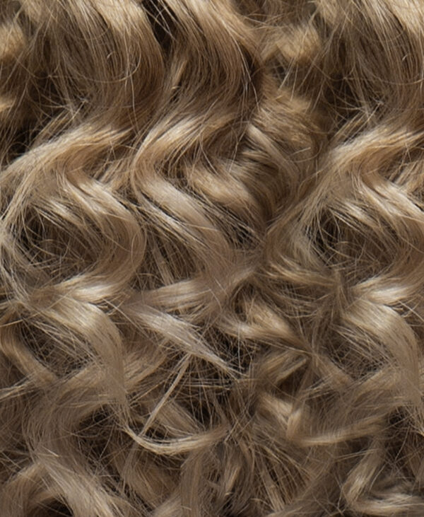 curly ponytail - #10 ash blonde. - 14 inches