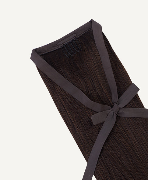 ponytail - #2 chocolate brown. - 14 inches