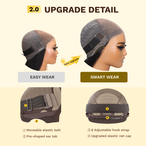 Sunber Body Wave Put on and Go Reddish Brown 7x5 Bye Bye Knots Pre-Cut Lace Human Hair Wigs With Pre-Plucked - 24 / 7*5 Bye Bye Knots / With Baby Hair