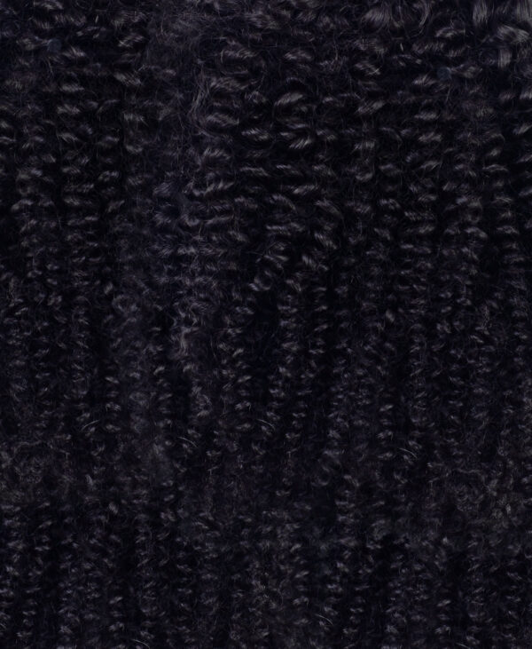 4a-jet-b kinky (4A curls) clip-in extensions #1 jet black. - 24" / Regular / Classic