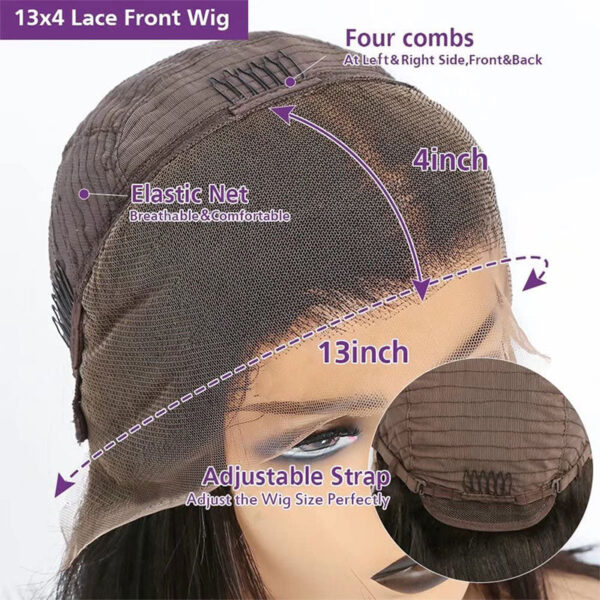 Natural Color Curly Wig 4x4/13x4/13x6 Transparent Pre Cut Lace Wigs 180% Density - 13x4 Lace / No / 22inch