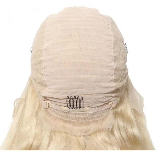 Blonde #613 Wig Body Wave Wig HD Lace Front Wigs Human Hair Wig - 4x4 Lace / Yes（+） / 22inch
