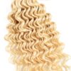 Sunber Hair 613 Blonde Deep Wave 3PCS With 4X4 Lace Closure 100% Virgin Human Hair Weaves - 14 16 18+10