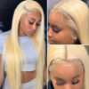 Sunber 613 Blonde Full Lace Color Wig Pre Plucked Straight Virgin Human Hair Wig 180% Density - 20 / Full Lace-180%