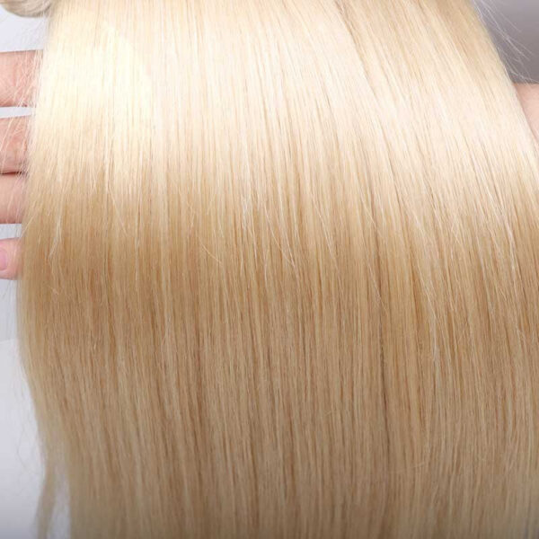 Sunber Hair Blonde 613 Hair Weave 4 Bundles Straight Hair Virgin Human Hair Weft - 16 16 16 16