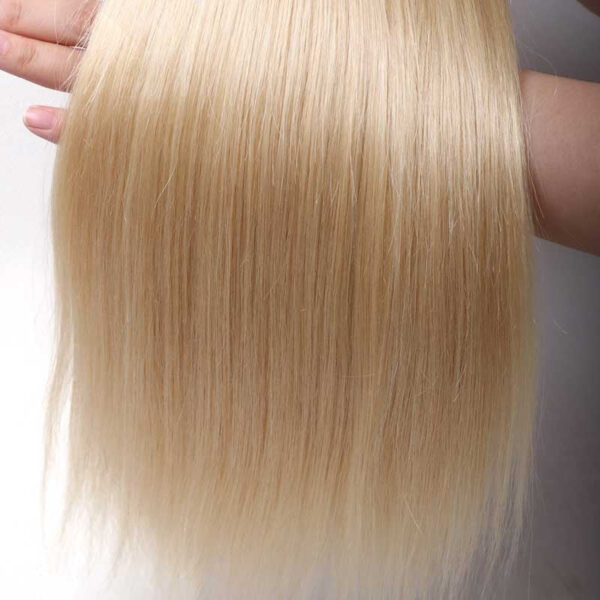 Sunber Hair Blonde 613 Hair Weave 4 Bundles Straight Hair Virgin Human Hair Weft - 16 16 16 16