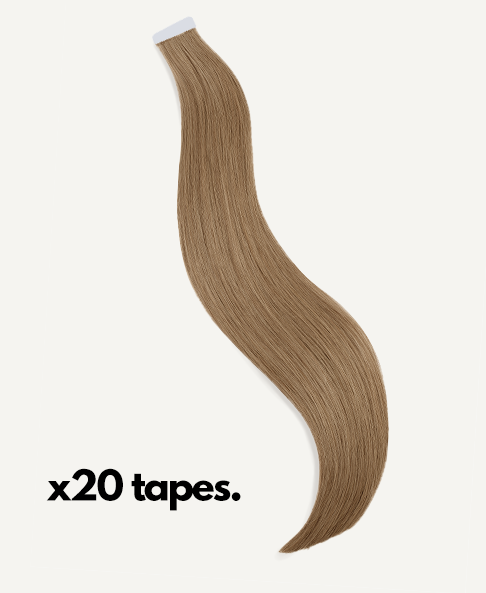 tape-in hair extensions #10 ash blonde. - 14"/50g / Regular