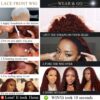 Pre-Cut Lace Wear Go Glueless Wig Reddish Brown Pure Color Deep Wave Breathable - 4x4 Lace / 180% Density / 24 inch