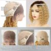 #5/27 Ombre Color Bob Wigs Curly HD Lace Front Human Hair Wig - 13x6 Lace / 10 inch