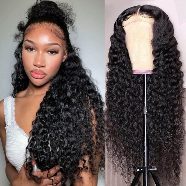 Glueless Wigs 4x4 Closure/13x4 Undetectable HD Lace Wig Wear and Go Wigs 180% Density - 4x4 Lace / 180% Density / 18inch