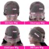 #99J Burgundy Wig Body Wave Wig 180% Density 4x4/13x4/13x6 Transparent Lace Human Hair Wig - 4x4 Lace / Yes(+.00) / 22inch