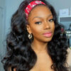 Sunber Amber Ansah Recommend Zero Skill Body Wave Headband Wigs Wear & Go Glueless Human Hair Wigs - 22 / Natural Black