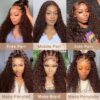 Pre-Cut Lace Wear Go Glueless Wig Dark Brown Pure Color Curly Breathable - 13x4 Lace / 180% Density / 20 inch