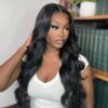 Natural Color Body Wave Pre-Cut Glueless Wig Lace Front Wigs Classic Style - 13x4 Lace / 32 inch