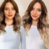 tape-in hair extensions #6r12 dirty blonde rootmelt. - 20"/50g / Invisible