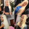 613 Blonde Straight Wig 180% Density Wig 360 Transparent Lace Front Wigs - 360 Lace / 150% / 26inch