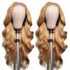 ALL Lace Honey Blonde Color Body Wave Wig 360 HD Lace Front Wigs 150% / 180% Density Wig - 360 Lace / 150% / 32inch