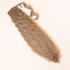 vegan fiber long wavy ponytail - ash blonde 26".