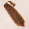 vegan fiber long wavy ponytail - mixed brown 26".