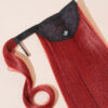 vegan fiber long straight ponytail - ruby 26".