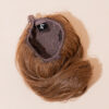 vegan fiber messy bun - mixed brown.