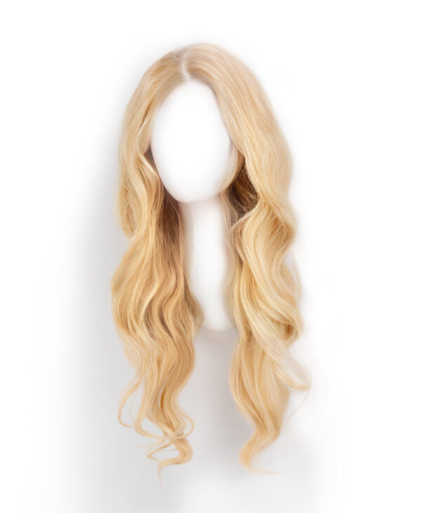 front lace human wig - 20" honey blonde.