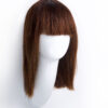 bob wig with fringe - 10" medium brown.