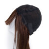 bob wig with fringe - 10" medium brown.