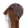 bob wig with fringe - 10" light brown.