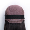 long layers human wig - 18" jet black.