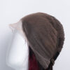 wavy human wig - 20" rooted red.