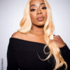 front lace human wig - 20" honey blonde.
