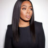front lace human wig - 14" natural black.