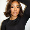 wedge bob t-part human wig - 8" chocolate brown.
