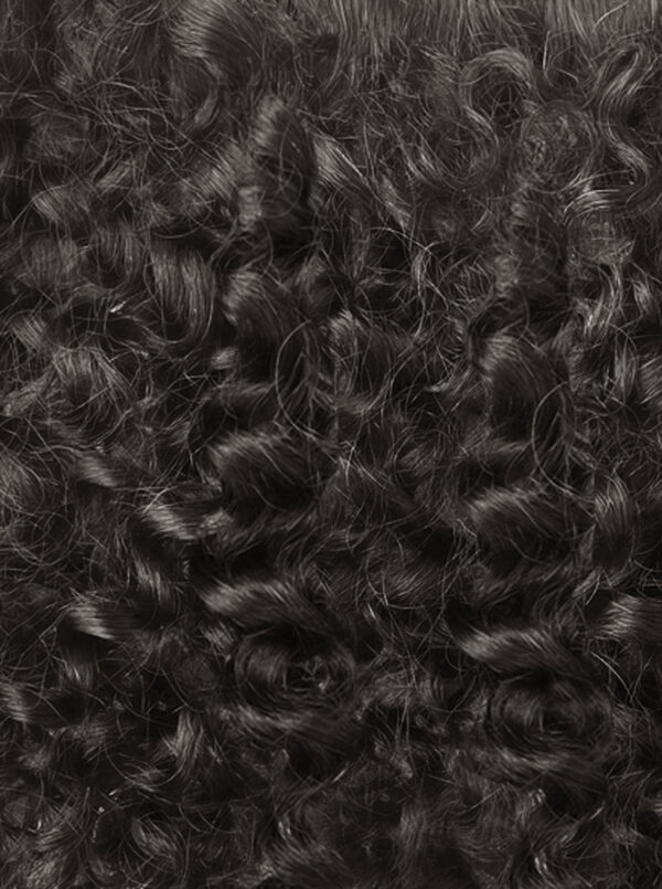 clip-in hair extensions 3C #1b Natural Black - Classic / Invisible base / 24"