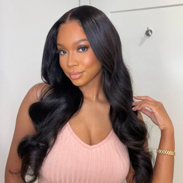Body Wave Glueless Wig 4x4/13x4 Pre Cut Lace Wig 180% Density Wear and Go Wig - 5x5 Lace / 210% / 14inch