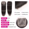 Sunber Hair Peruvian Straight Hair Bundles 3 Bundles With 4x4 inch Swiss Lace Closure, 8"-30" in stocks - 20 22 24+16