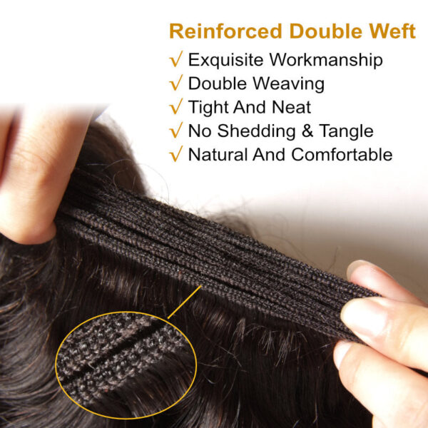 Flash Sale Sunber Chocolate Brown Body Wave Hair Bundles #4 Straight Human Hair Weave 3 Pcs For Clearance Sale - 20 22 22 / Straight