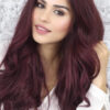 clip-in hair extensions #99J cherry red. - 16" / Classic