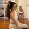 ponytail - #6 light brown. - 20 inches