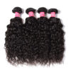 Sunber Hair Brazilian Water Wave Hair 4 Bundles, 100% Virgin Human Hair Weave - 18 20 22 24inch