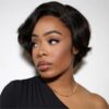 Pre-style Pixie Cut Professional Women's Layered Human Hair Wig - 13x4 / 8 inch / No