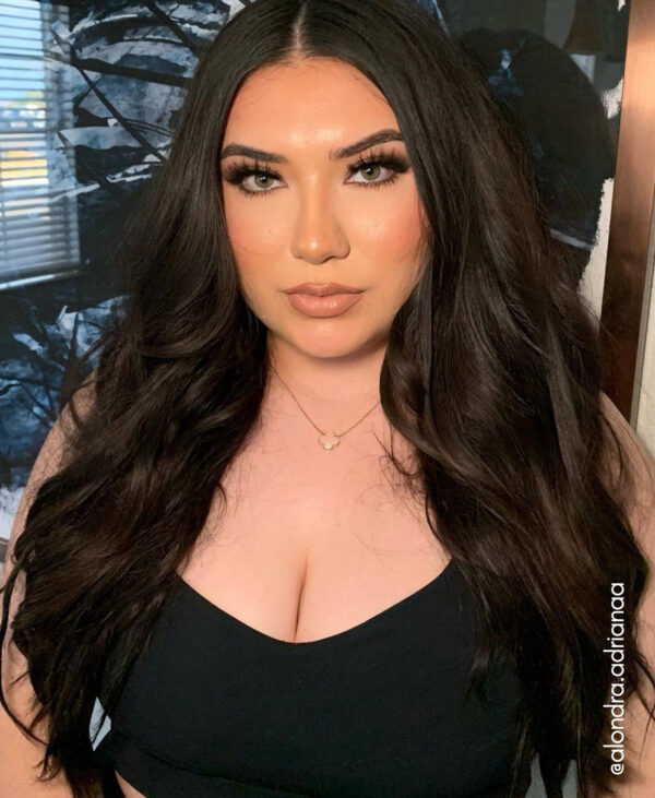 Invisible clip-in hair extensions #1c dark brown. - 24" / Extra Volume