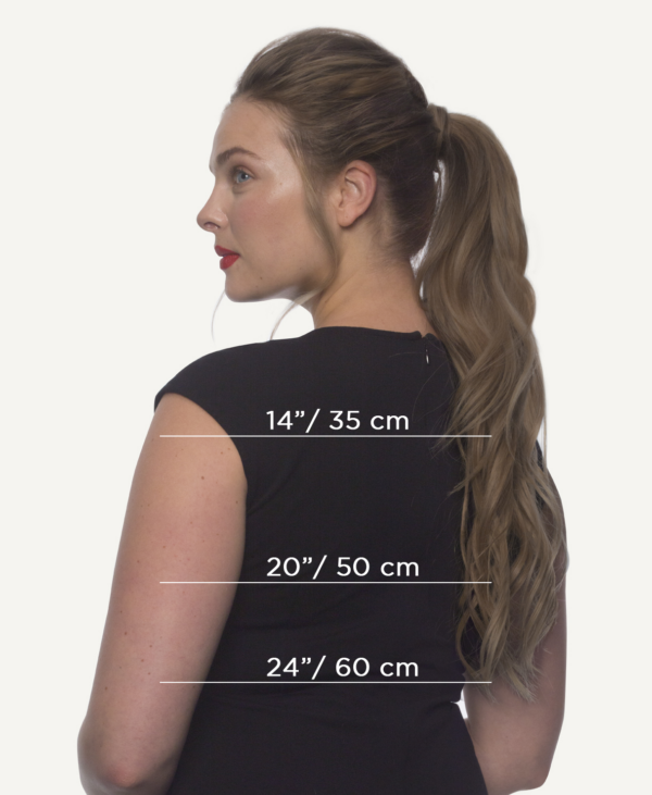 ponytail - #10 ash blonde. - 14 inches